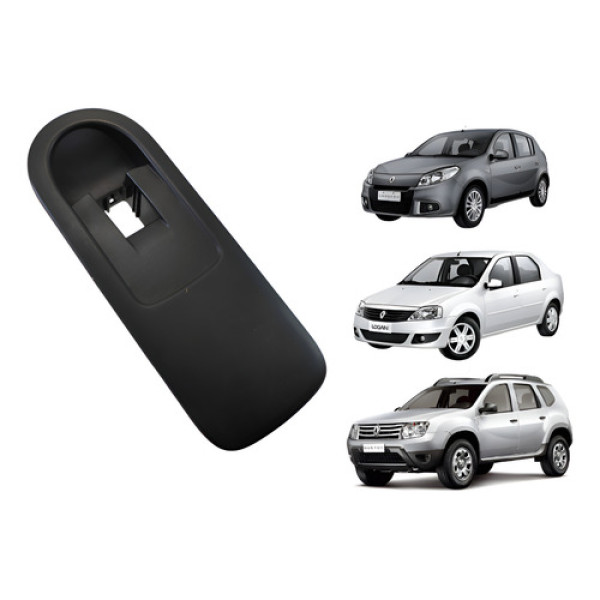 Moldura Botão Vidro Elétrico Renault Duster Sandero Direito