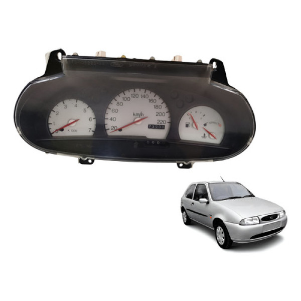 Painel Instrumentos Fiesta 1.4 96 97 98 99 Conta Giros Rpm Branco