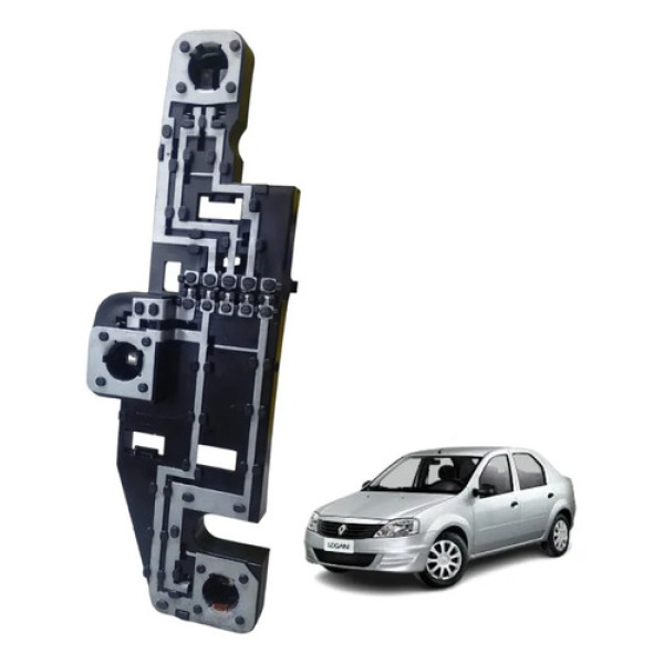 Circuito Soquete Lantena Direita Renault Logan 2007-2010 Preto