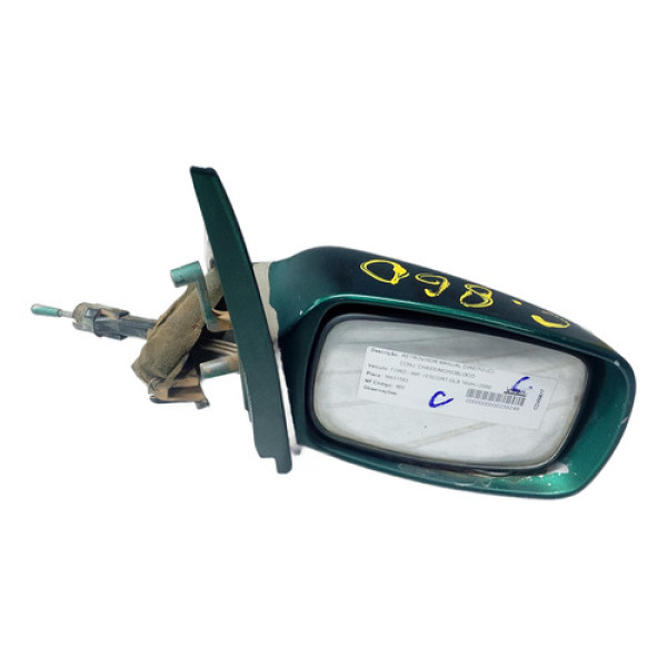 Retrovisor Escort Zetec 97 98 99 00 02 Direito Manual