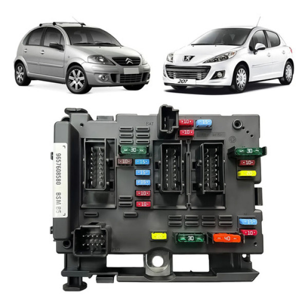 Caixa De Fusíveis Bsm B5 Peugeot 206 207 307 1.4 1.6