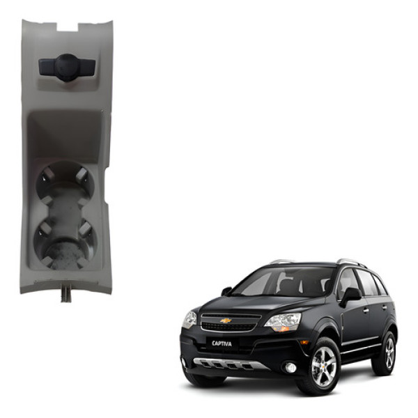 Porta Copos Console Central Gm Captiva 2008 2017 Original Cinza