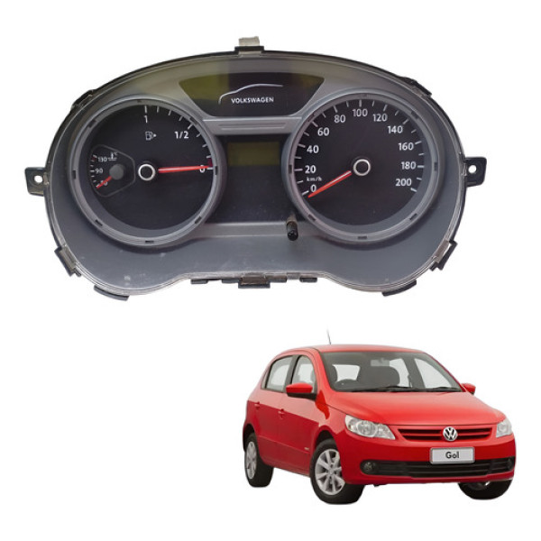 Painel Instrumentos Volkswagen Gol Voyage 1.0 G5 2009 2013 - Cinza
