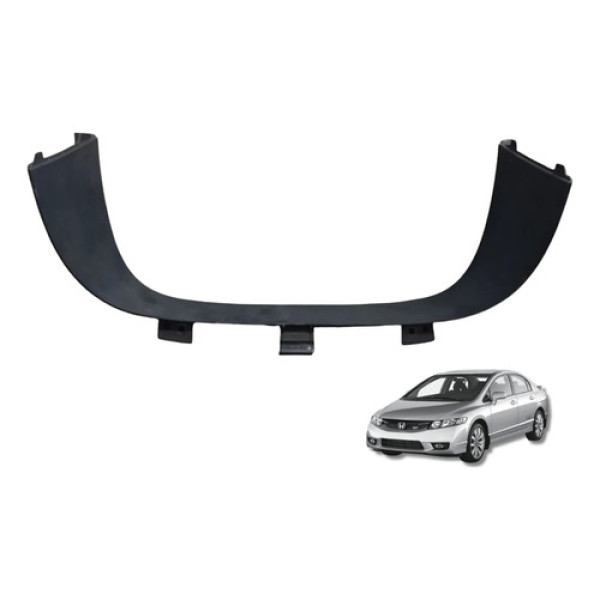 Moldura Acabamento Painel New Civic 2007 A 2011 Preto