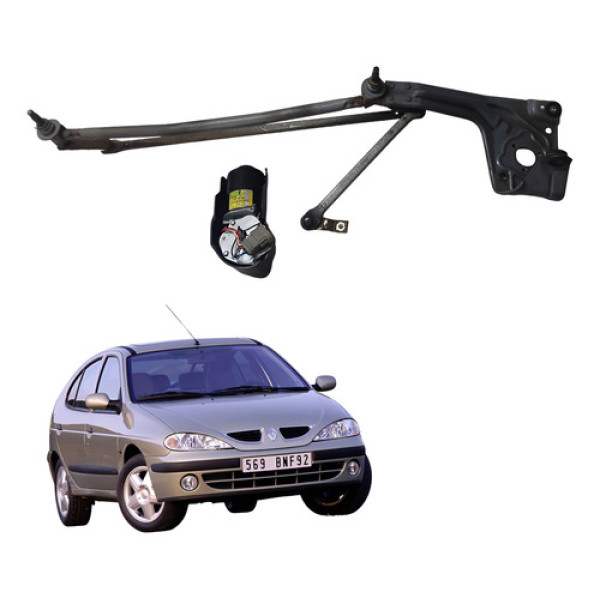 Galhada Armação Motor Limpador Parabrisa Megane 2000 2006