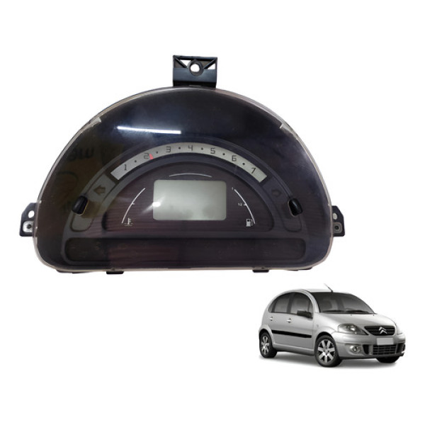 Painel Instrumentos C3 1.6 Flex 2005 2006 2007 A 2011 2012 Preto