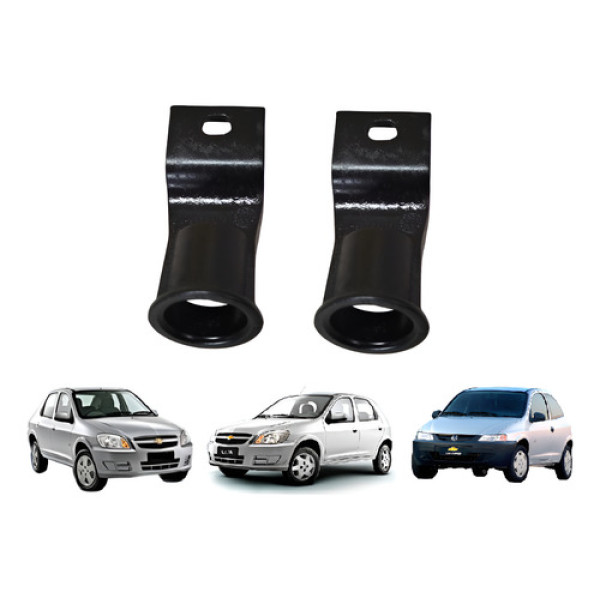 Par Suporte Radiador Gm Celta 2001 A 2016 Prisma 2007 2012