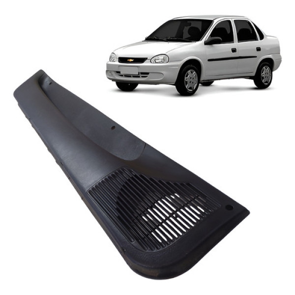 Porta Objetos Bolsa Da Porta Lado Esq Gm Corsa 1997 2002 4p - Preto