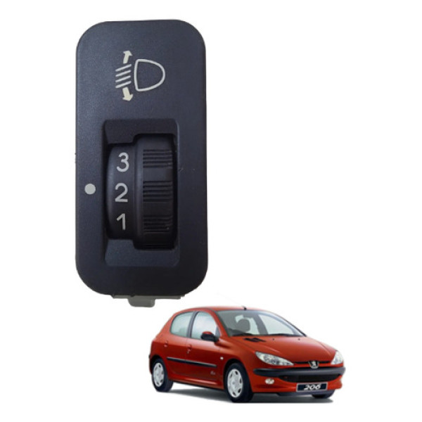 Botão Interruptor Farol Milha Peugeot 206 207 2001 A 2012