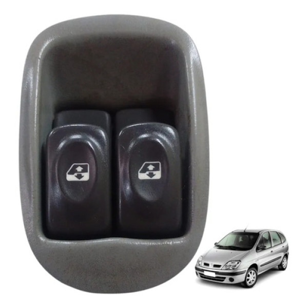 Botão Vidro Dianteiro Esquerdo Renault Scenic 2003 A 2009