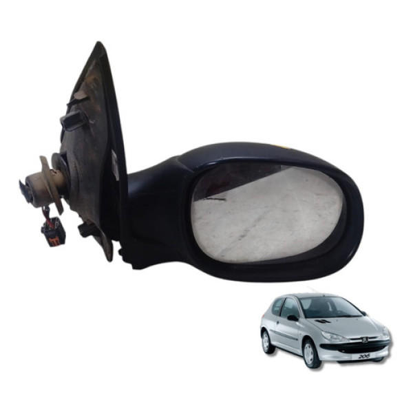 Retrovisor Externo Manual Direito Peugeot 206 1.4 2006 A 14