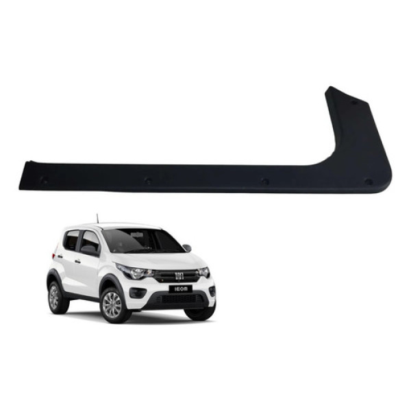 Soleira Moldura Porta Dianteira Esquerda Mobi 2018 A 2022 Preto