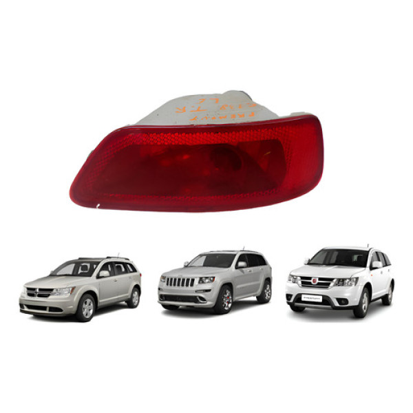Lanterna Neblina Refletor Grand Cherokee Jorney Freemont Esq Esquerdo/motorista Vermelho