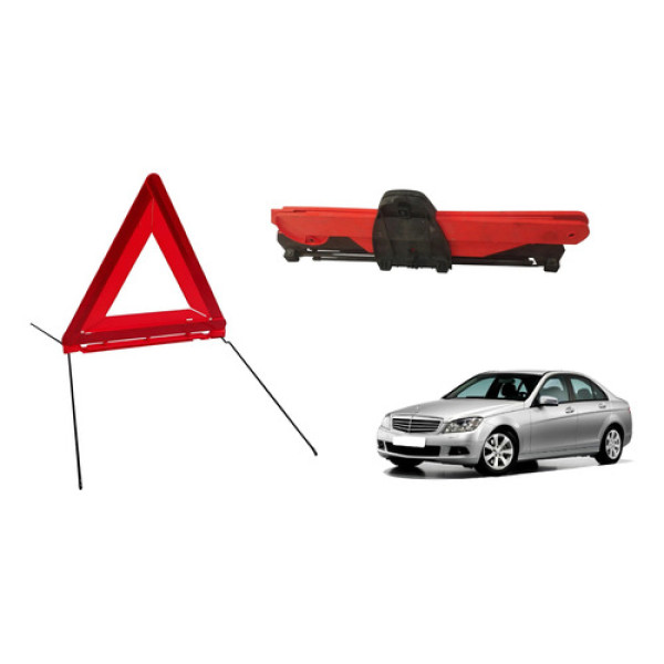 Triângulo Sinalização Segurança Mercedes C180 2008 2014