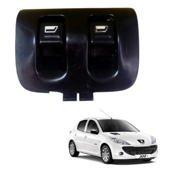 Botão Interruptor Traseiro Vidro Peugeot 206 08 A 14