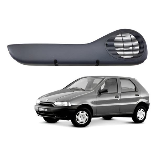 Porta Objetos Dianteiro Esquerdo Fiat Palio 4p 1998 1999 - Cinza-escuro