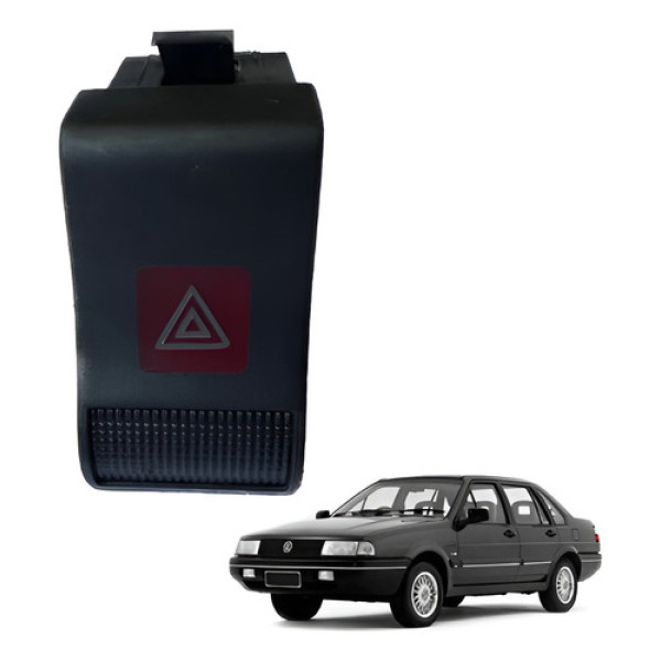 Botão Pisca Alerta Santana Quantum 91 98 Original 3259532351 Preto