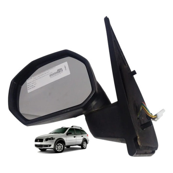 Retrovisor Esquerdo Fiat Palio Weekend 2011 A 2018 E9026474