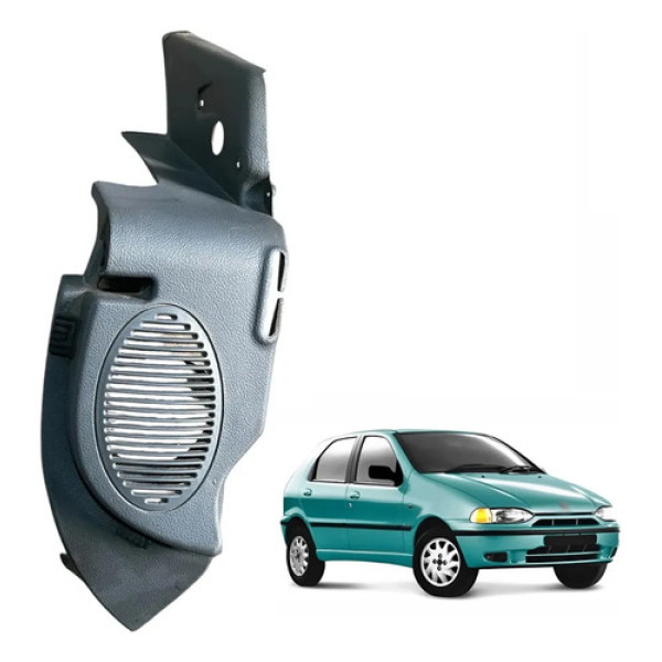 Suporte Lateral Bagagito Palio 96 97 98 99 Direito 4 Portas Cinza-escuro