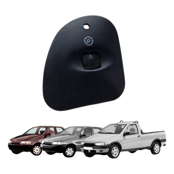 Moldura Botão Reostato Palio 96 97 98 99 00 Original Fiat