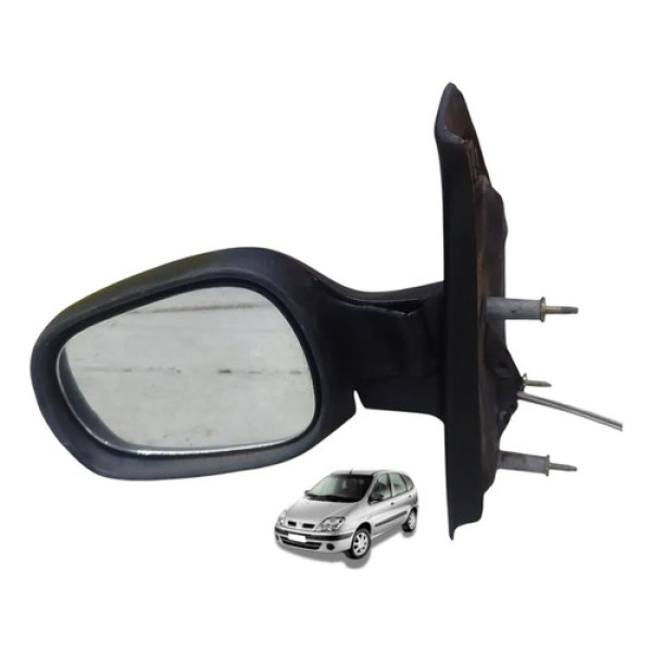Retrovisor Elétrico Esquerdo Megane Scenic 2004/2009 019001