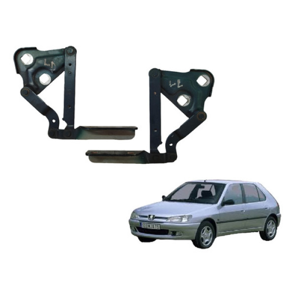 Dobradiça Capô Peugeot 306 1997 1998 1999 2000 Par Original