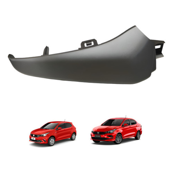 Moldura Inferior Esquerda Painel Instrumentos Argo Cronos Prateado