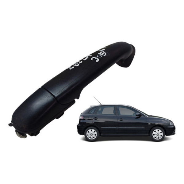 Maçaneta Porta Traseira Direita Seat Ibiza 99 03 Preto Traseira