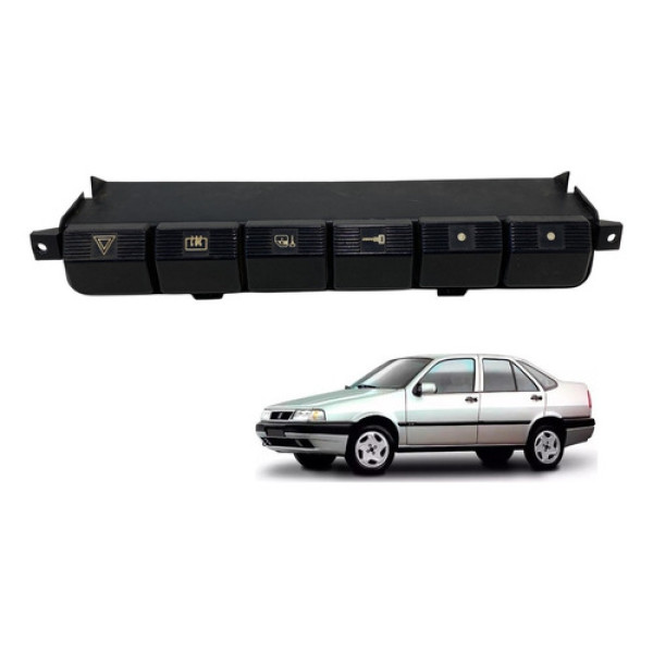 Botão Régua Alerta Desembaçador Trava Fiat Tempra 1991 1995
