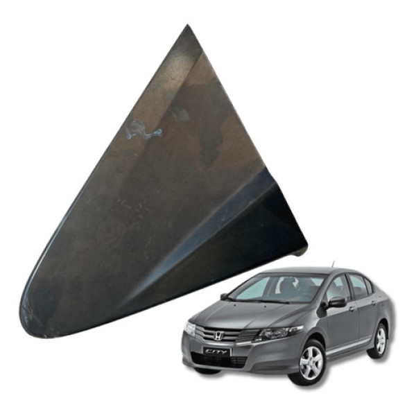 Acabamento Externo Retrovisor Esquerdo Honda City 2009/2014 Preto