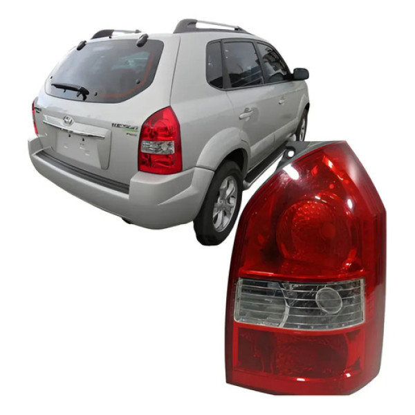 Lanterna Luz Lâmpada Traseira Direita Tucson 2006 10 2014 Direito/passageiro Vermelho