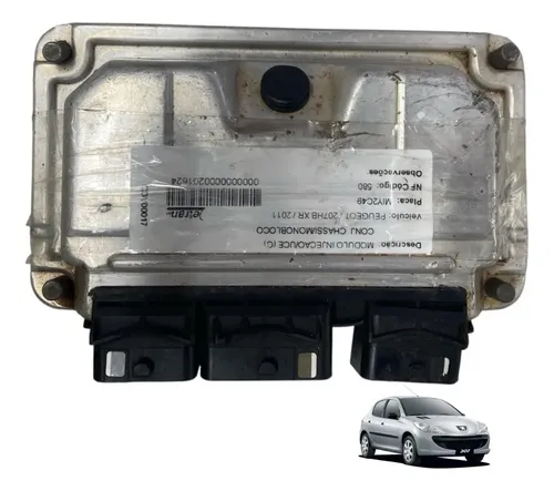 Módulo Injeção Peugeot 207 1.4 9666836980 0261s05881 Me7.4.9