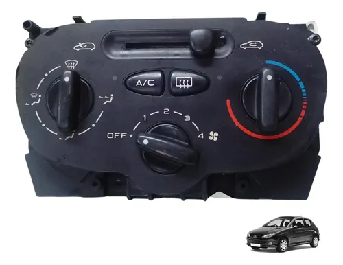 Comando Do Ar Condicionado Peugeot 206 207 2008-2012