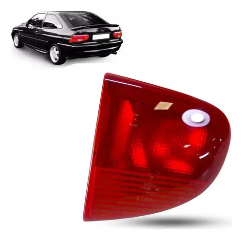 Lanterna Traseira Esquerda Ford Escort 1997 1998 93ag15k258  Esquerdo/motorista Vermelho
