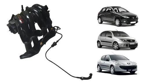 Coletor Admissão Peugeot 206 207 Citroen C3 1.4 8v Flex