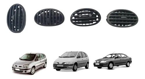 Kit Conjunto Difusor Saída Ar Painel Megane Scenic Original