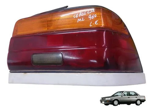 Lanterna Traseira Esquerda Toyota Corolla 92/97 Original Esquerdo/motorista Vermelho