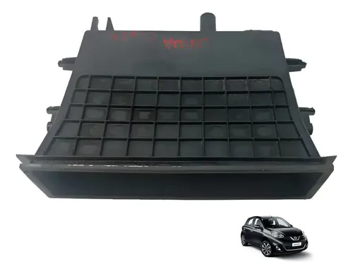 Porta Objeto Treco Painel Nissan Livina March Versa Preto