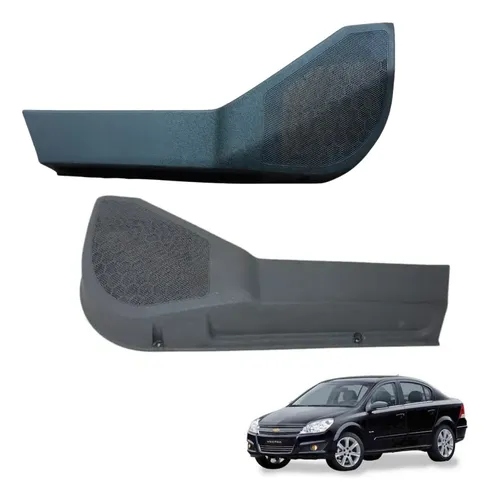 Par Kit Moldura Portas Dianteiras Objetos Vectra 2008 A 2011