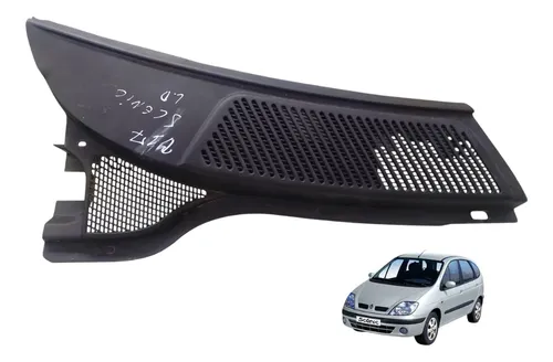 Grade Churasqueira Lado Direito Renault Scenic 2005 2011 Preto Fosco