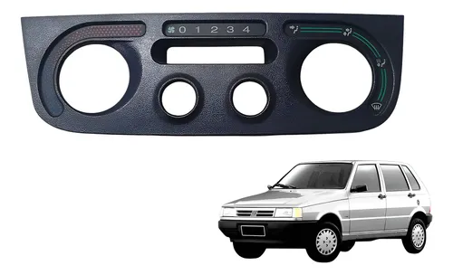 Moldura Painel Comando Ar Condicionado Fiat Uno 1991 2001