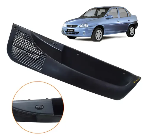 Forro Porta Direito Botao Vidro Gm Corsa Classic 97 02 4p Preto